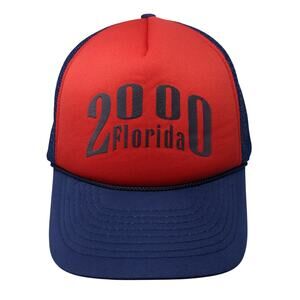 2000 Florida Snapback Trucker Hat Multicolor OS Adjustable Mesh Back VS Sport
